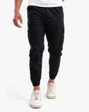 Men's Slimline Joggers Trousers In Black