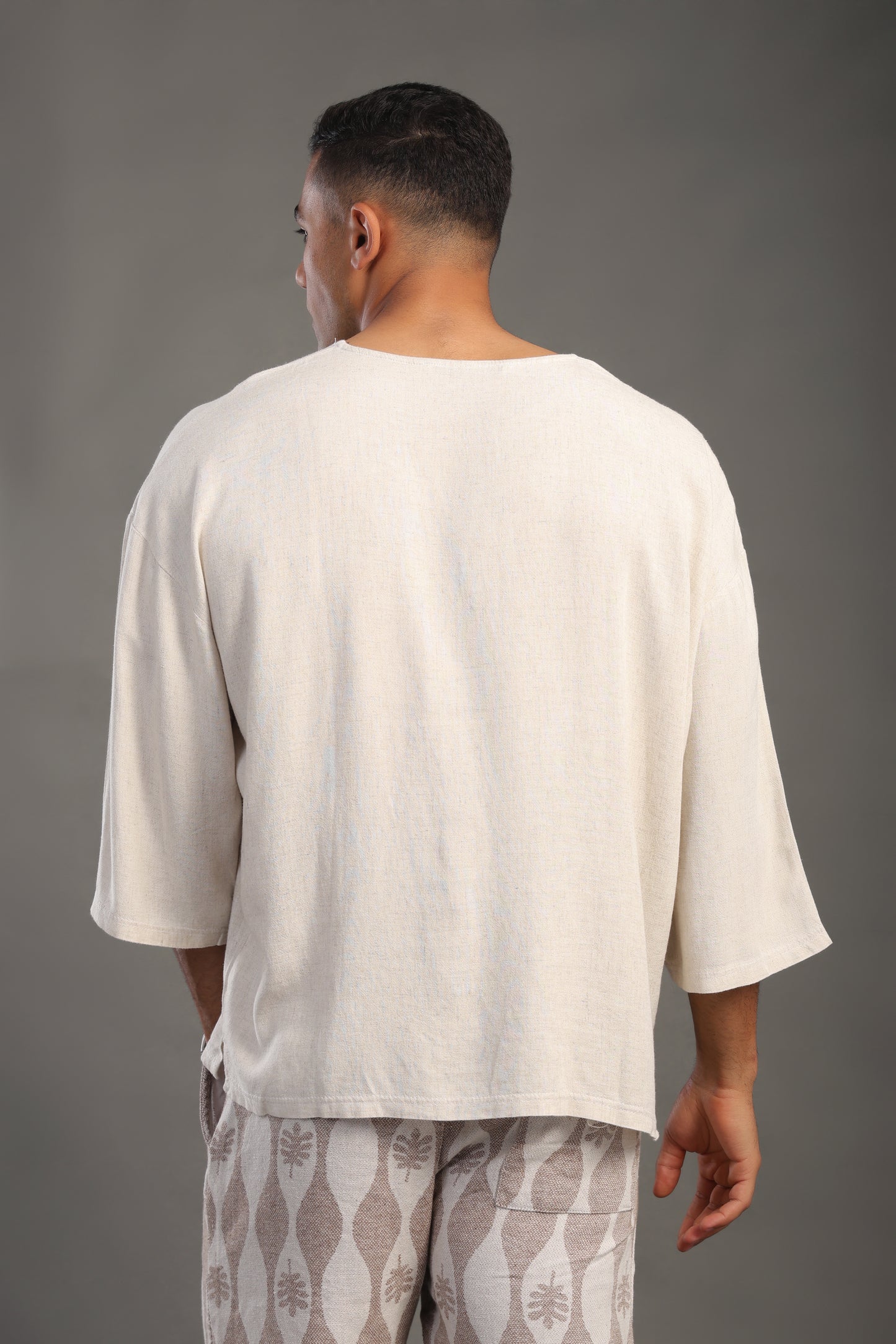 Men's Sand Beige Oversize T-shirt