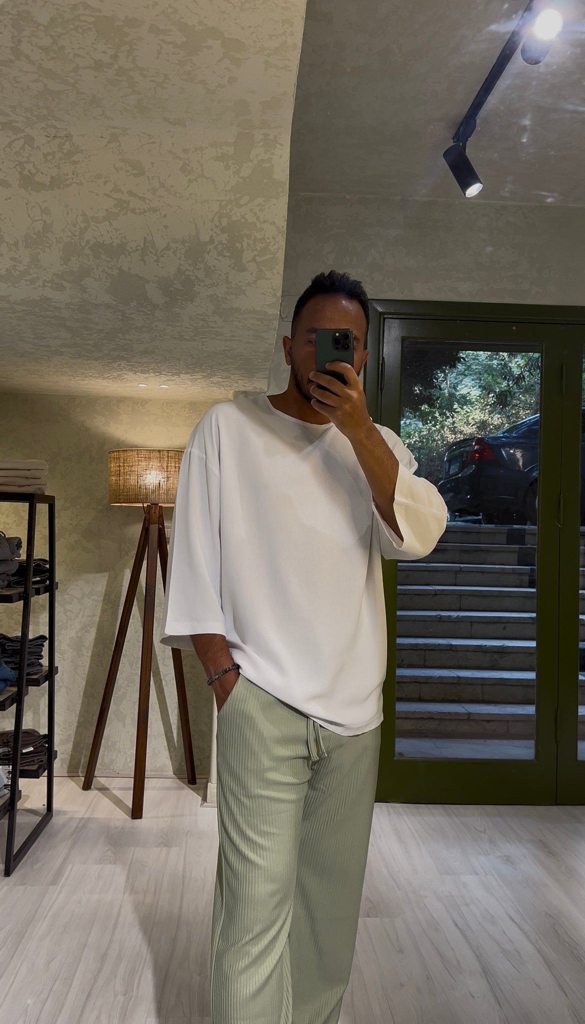 Men's White Oversize T-shirt