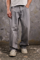 Men's Relax Baggy Gray Trousers
