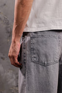 Men's Relax Baggy Gray Trousers