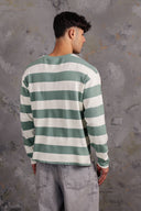 Men’s Crew Neck Pullover In Mint Green