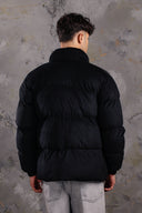 Men’s Black Corduroy Puffer Jacket