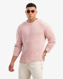 Men's Crew Neck Ripped Pullover In Simon