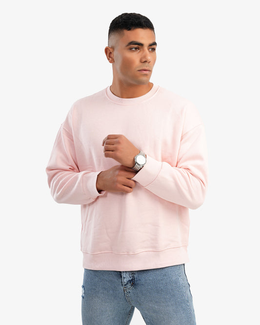Men's Crew Neck Basic Sweatshirt In Simon