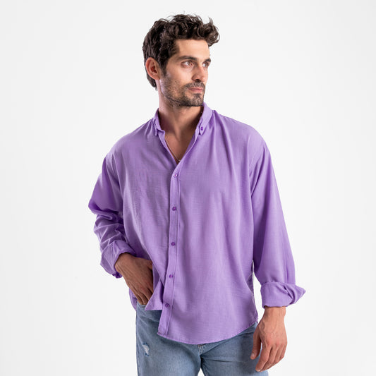 Men's Oversize Loose Linen Shirt