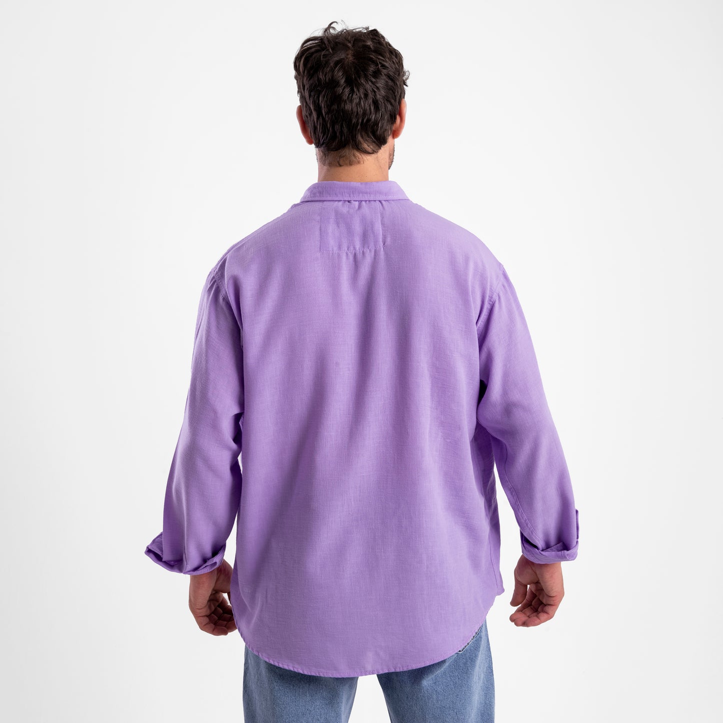 Men's Oversize Loose Linen Shirt