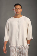 Men's Sand Beige Oversize T-shirt
