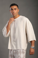 Men's Sand Beige Oversize T-shirt