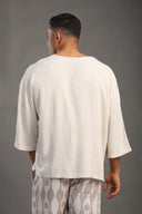 Men's Sand Beige Oversize T-shirt