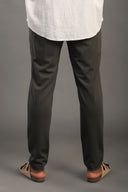 Men's Olive Green Regular Fit Trousers