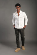 Men's White Regular Shirt