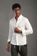 Men's White Regular Shirt