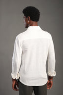 Men's White Regular Shirt
