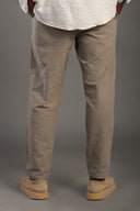 Men's Khaki Regular Fit Trousers