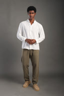 Men's Oversize Loose Linen Shirt