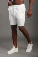 Men's White Stripes Shorts