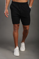 Men's Black Stripes Shorts