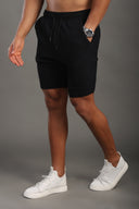Men's Black Stripes Shorts