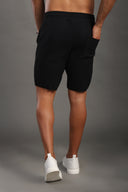 Men's Black Stripes Shorts