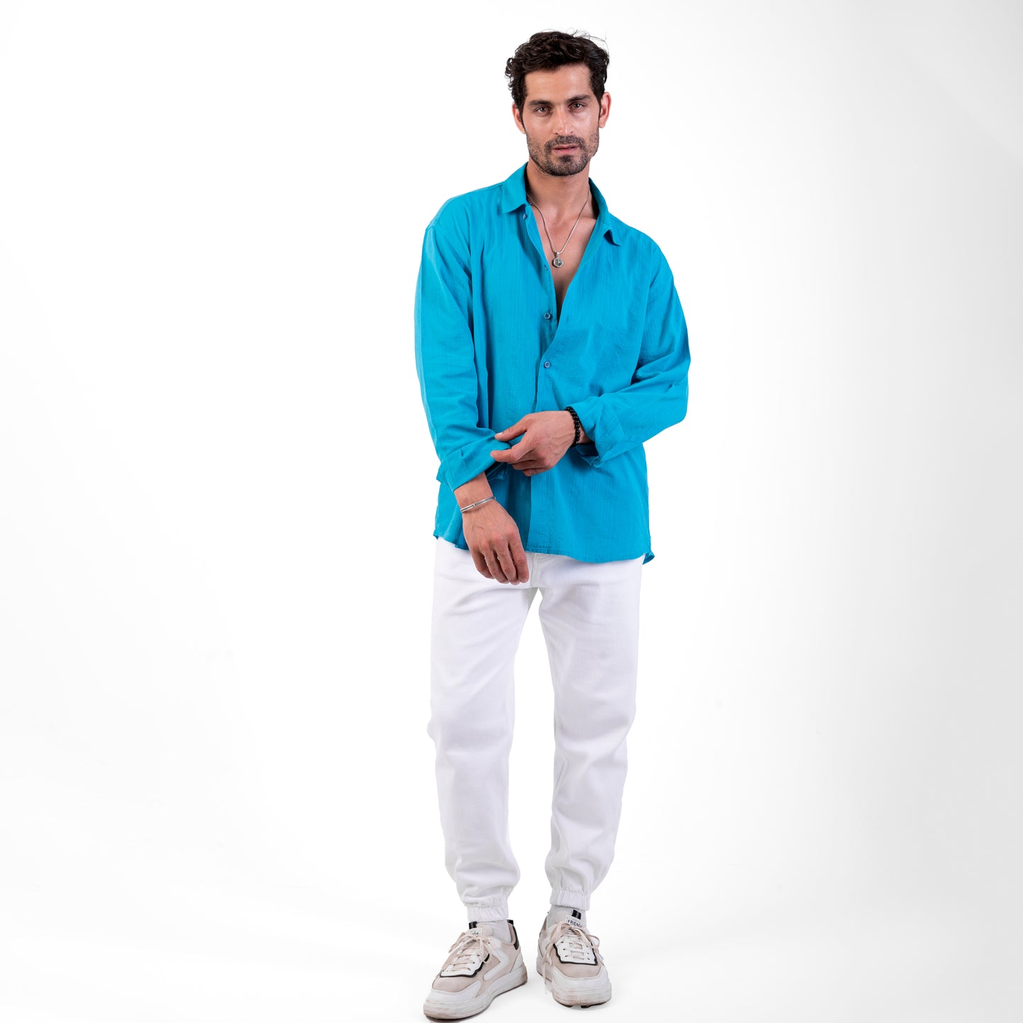 Men's Oversize Loose Linen Shirt