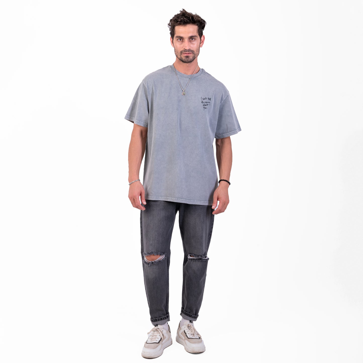 Men's Light Gray Essential T-shirt