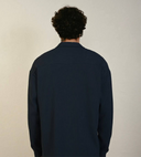 Men's Petrol Blue Long Sleeve Stripes Shirt