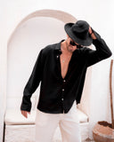 Men's Oversize Loose Linen Shirt