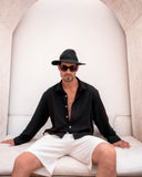 Men's Oversize Loose Linen Shirt