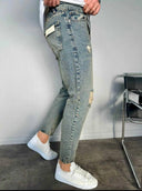 Men's Comfy Boyfriend Cut Denim Trousers