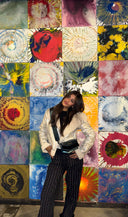 Women's Lambswool Jacket With Leather In Silver