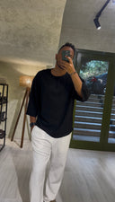 Men's Black Oversize T-shirt