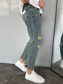 Men's Comfy Boyfriend Cut Denim Trousers