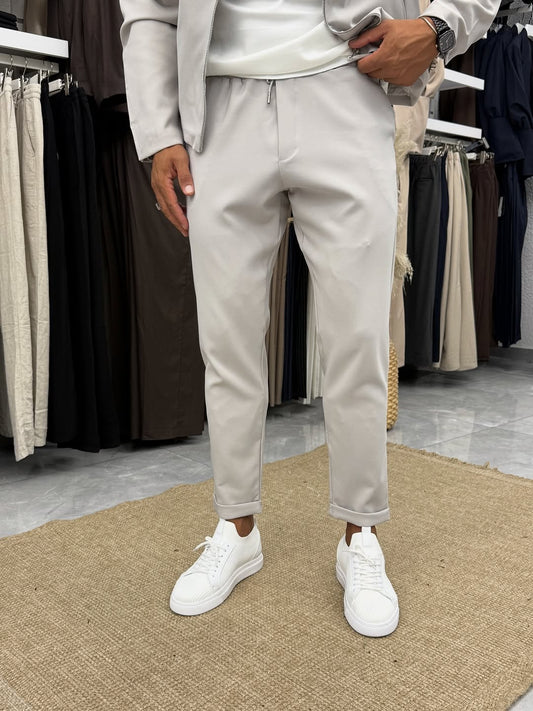 Men's Light Taupe Trousers