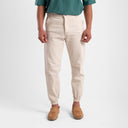 Men's Slimline Beige Joggers Trousers