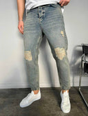 Men's Comfy Boyfriend Cut Denim Trousers