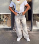 Men's Relax Baggy Gray Trousers