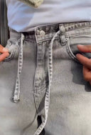 Men's Relax Baggy Gray Trousers