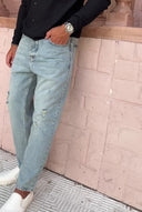 Men's Black Long Sleeve Stripes Shirt