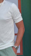 Men's White Regular Fit T-shirt